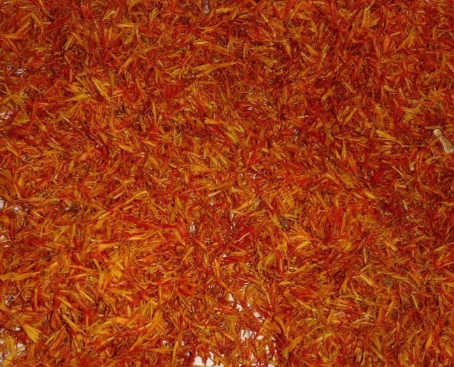 Red Orenge Kusum Safflower Petals, for Medicine, Style : Dried