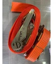 Red Polyester MS Ratchet Lashing Belt, Capacity : 5 Tons