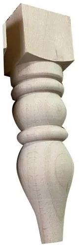 Brown Designer Wooden Pillar, Size : 16 Inch