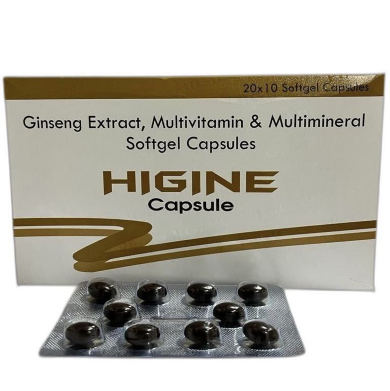 Ginseng Multivitamins Multimineral And Antioxidant Capsules