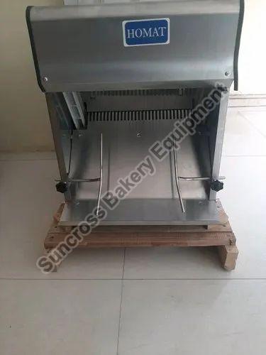 Stainless Steel Rusk Slicer Machine, Power Source : Electric
