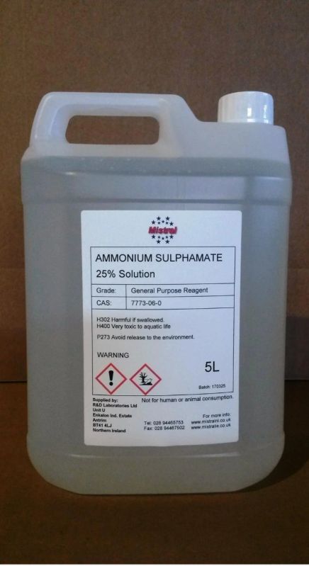 ammonium sulphamate solution