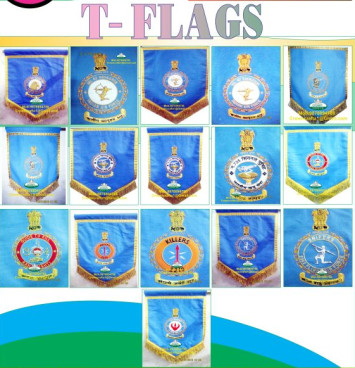 Crown Crafts Depend On Product Size Stainless Steel Air Force T-flag, Certification : Iso Msme