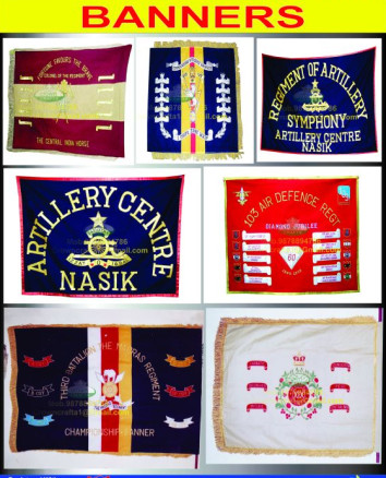 Army Dogra Regiment Hand Embroidery Wall Hanging Banner