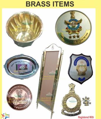 Polished Brass Handicrafts Items, Feature : Attractive Designs, Colorful Printed, Fine Finishing, Shiny Look