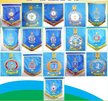 BSF T- FLAG AND EMBROIDERY BANNER, Technics : Machine Made, HAND MADE, MACHINE MADE