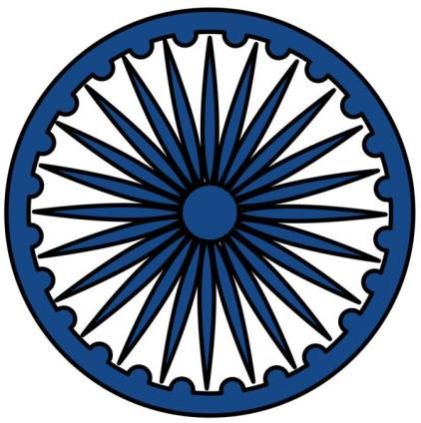 Embroidery Ashoka Chakra