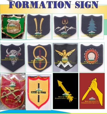 formation sign national flag
