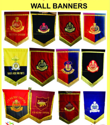 Wall Banners And Conical Flags, Pattern : Printed, Embroidery