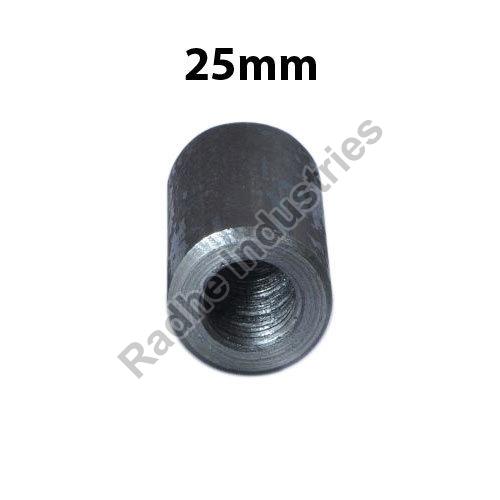 Polished Mild Steel 25mm Parallel Thread Coupler, Feature : Light Weight, Fine Finished, Crack Resistance