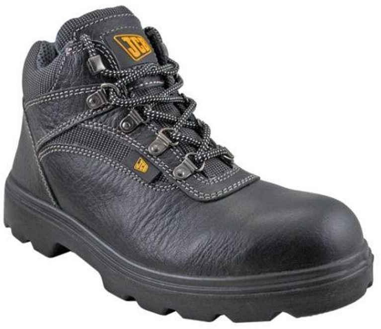 Pvc Sole Leather JCB Excavator Safety Shoes, Feature : Anti Hit Resistivity, Anti Skid, Durable, High Strength