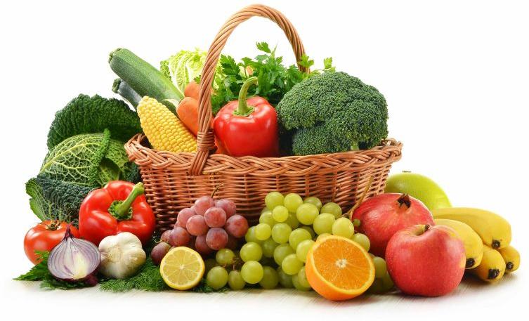 Vegetables and fruits