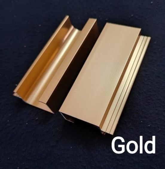 Rectangular Golden G Handle Shutter Profile