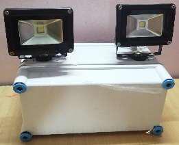 Rectangular Aluminum P7-ienl-210-slo Emergency Light, For Indoor Outdoor, Industrial, Bulb Type : Led