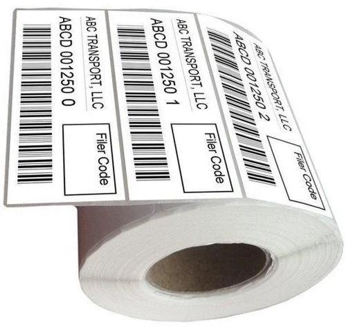 White Printed Thermal Paper Roll, Pattern : Plain