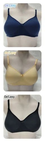 Cotton Lady Undergarments Padded Bra Feature Anti Wrinkle Comfortable Easily Washable 8084