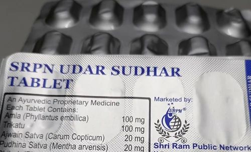 Srpn Udar Sudhar Tablet, for Clinical, Hospital, Personal, Grade : Medicine Grade