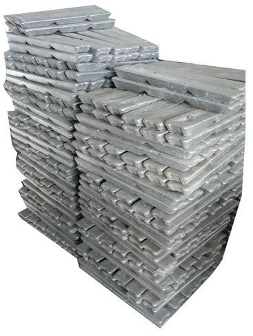Grey Rectengular Polished Lm25 Aluminium Alloy Ingots, For Industrial