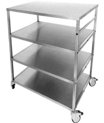 Four Shelves Stainless Steel Trolley