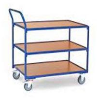 Three Shelves Mild Steel Trolley