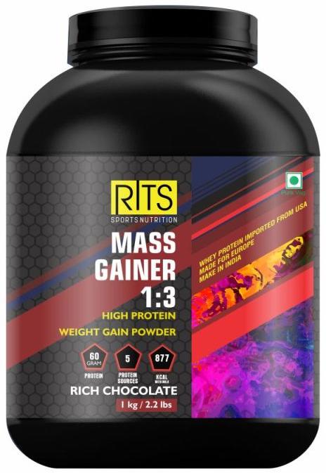 1:3 Mass Gainer Protein Powder, for Weight Increase