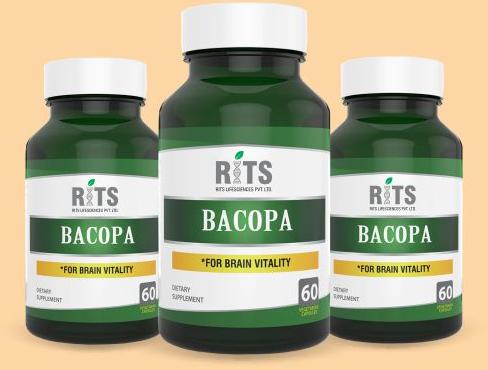 Bacopa Capsules, for Brain Vitality, Grade Standard : Medicine Grade