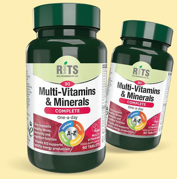 Multivitamins and Minerals Tablets, for Supplements, Packaging Type : Plastic Bottles