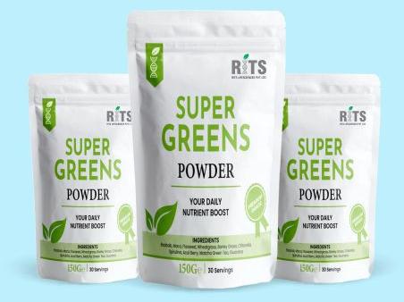 Super Greens Powder, for Nutritional Protein Supplement, Food Industry, Packaging Type : Plastic Pouch