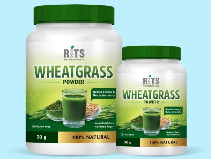Green Wheatgrass Powder, for Boost Energy Builds Immunity, Packaging Size : 50gm