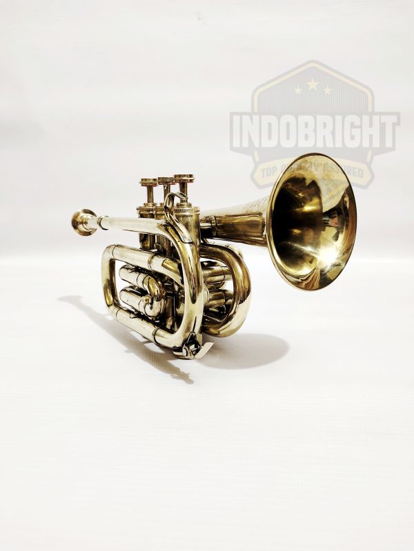 Brass Instruments Trumpet With Bugle Horn 3 Valve Mouthpiece at Best Price  in Roorkee