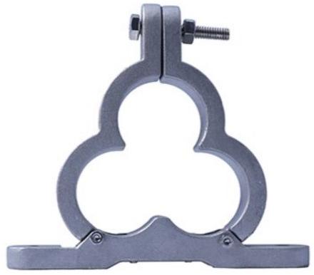 Metal Polished Trefoil Clamp, Packaging Type : Box