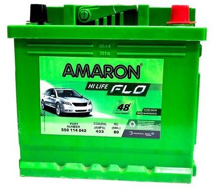 Amaron Flo DIN50 Car Battery, Feature : Long Life, Stable Performance