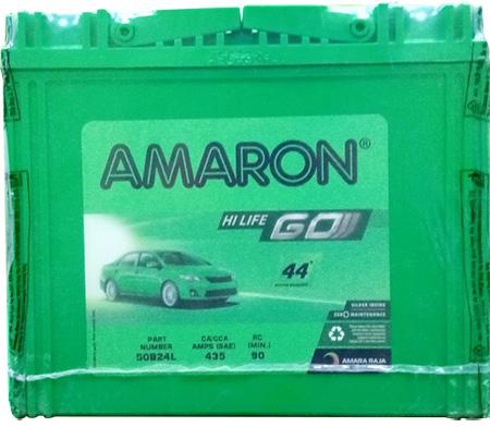 Green Amaron Go 50B24L Car Battery, Feature : Stable Performance, Long Life