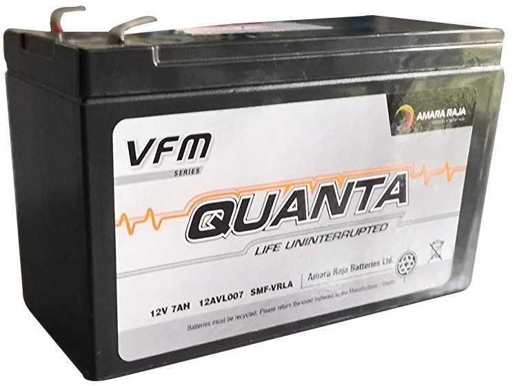 Amaron Quanta 7ah Ups Smf Battery, Voltage : 12v