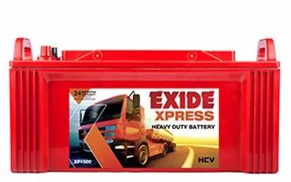 Exide Express XP1500 Heavy Duty Battery, for Vehicles Like Truck, Color : Red