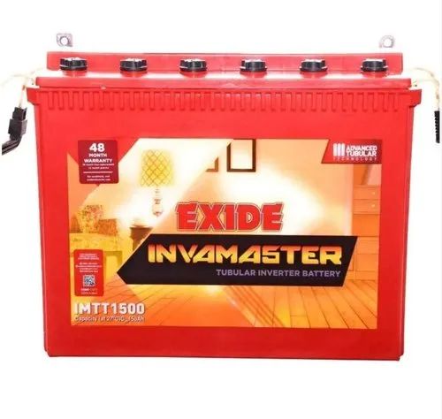 Red Exide Imtt 150ah Tubular Inverter Battery, For Home Use, Feature : Long Life