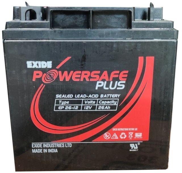 Exide Powersafe Plus 26ah Ups Battery, For Telecom