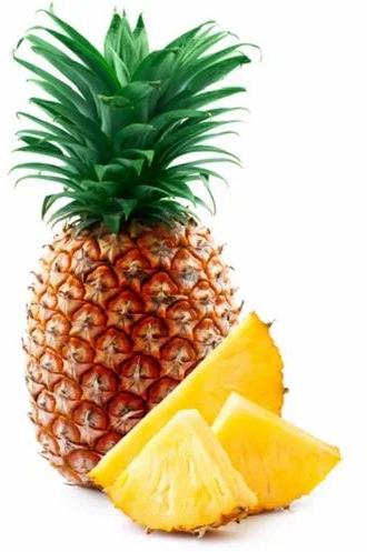 Light Yellow Fresh Pineapple, for Juice, Packaging Type : Plastic Crates