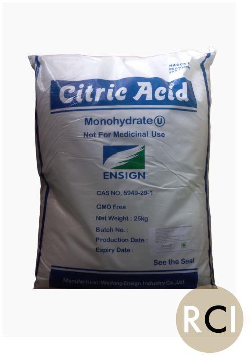 Citric Acid Anhydrous Powder, Packaging Size : 25 Kgs Bag