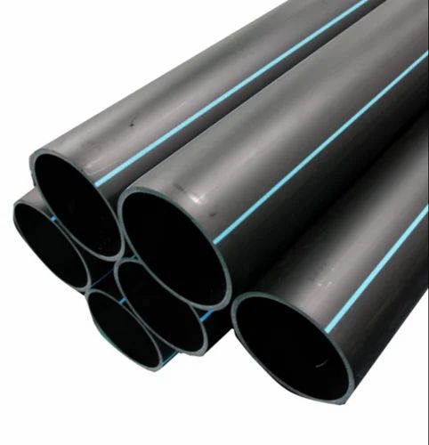 Black Round Non Poilshed HDPE Pipe, for Potable Water, Feature : High Strength, Fine Finishing