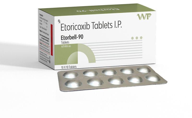 Wellpath Healthcare Etorbell 90mg Tablet, for Hospital, Clinical Personal