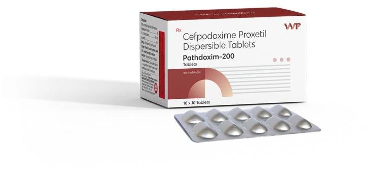 Wellpath Healthcare Pathdoxim 200mg Tablet, for Hospital, Clinical Personal, Packaging Type : Alu Alu