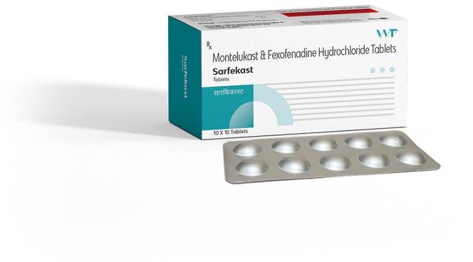 Wellpath Healthcare sarfekast tablet, for Hospital, Clinical Personal, Packaging Type : Alu Alu