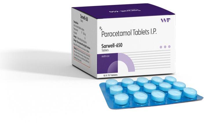 Sarwell-650 Sarwell 650mg Tablet, for Hospital, Clinical Personal, Packaging Type : Blister