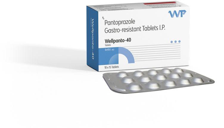 Wellpanto-D Wellpanto 40mg Tablet, for Hospital, Clinical Personal, Packaging Type : Alu Alu