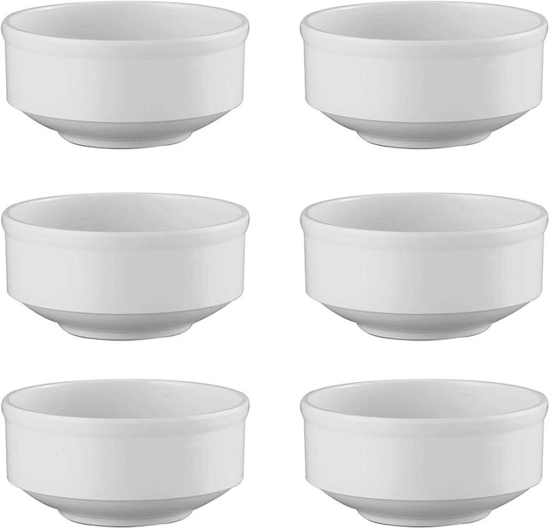 Plain Polished Ceramic Soup Bowl, Size : Standard