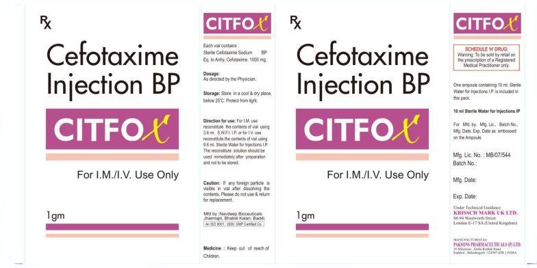 Cefotaxime Injection BP