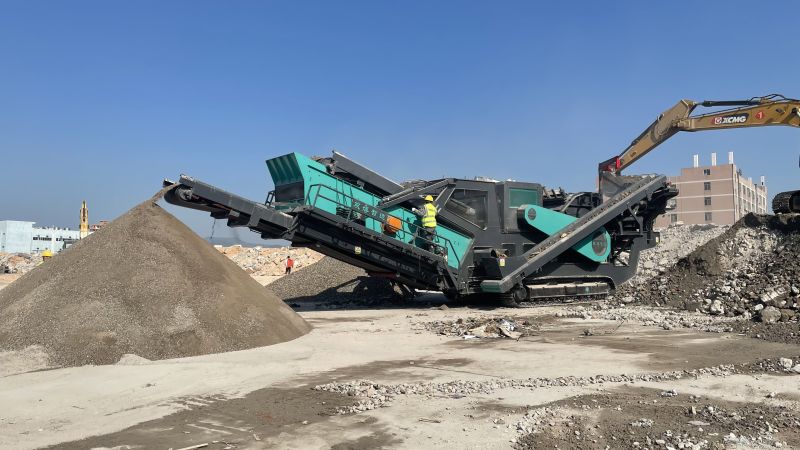 Mobile Impact Crushing Station