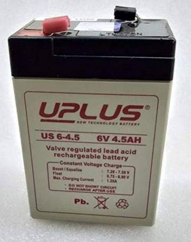 Black UPlus 6V 5AH VRLA Battery, for Industrial Use