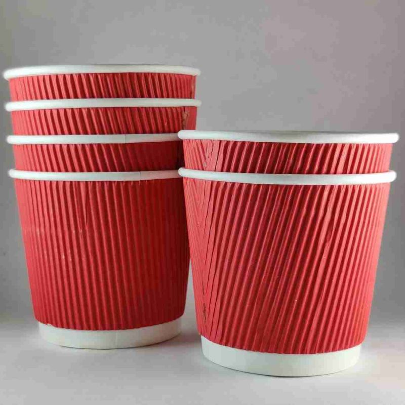Ripple paper cup, Size : 210